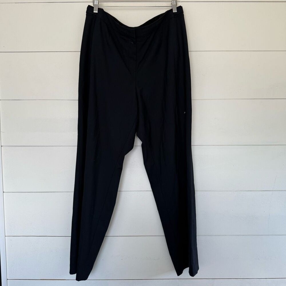 Jones New York Women’s 16W Black Stretch Dress Pants Career Office Core